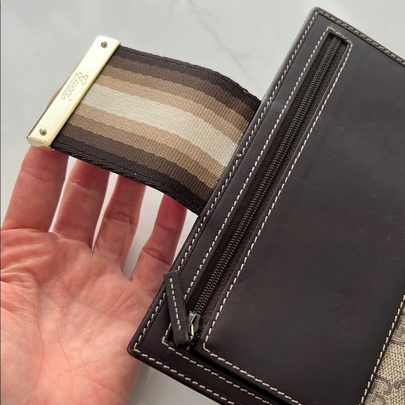 Gucci Cream and Brown Wallet with Iconic Design - Picture 5 of 5